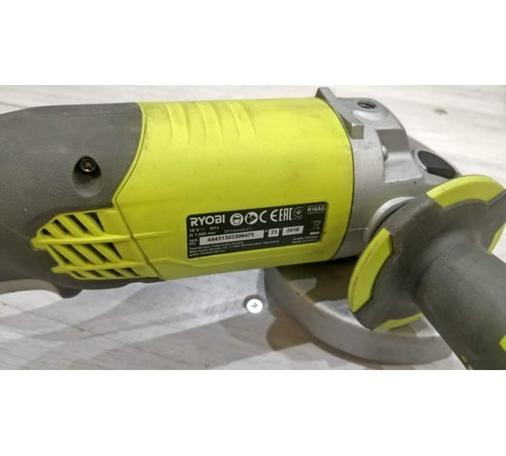 Аккумуляторная угловая шлифмашина Ryobi ONE+ R18AG-0 5133001903, 115 мм, 7500 об/мин детальное изображение - 24