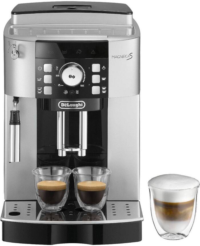 Кофемашина Delonghi Magnifica S ECAM 21.117.SB, Серебряный №2