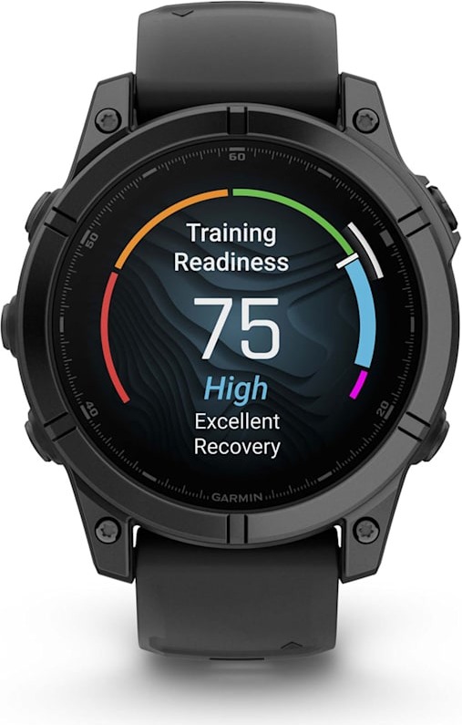 Смарт-часы Garmin fenix E AMOLED 47 мм, серый безель, черный силиконовый ремешок детальное изображение - 9