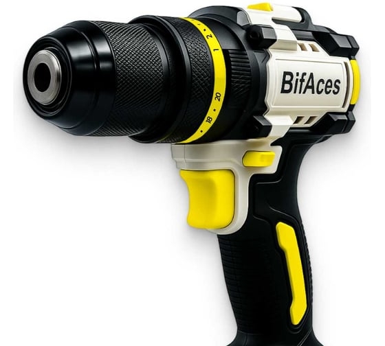Аккумуляторная ударная дрель-шуруповерт BifAces DLID-20, 20 В, 70 Нм, 2 А·ч детальное изображение - 2