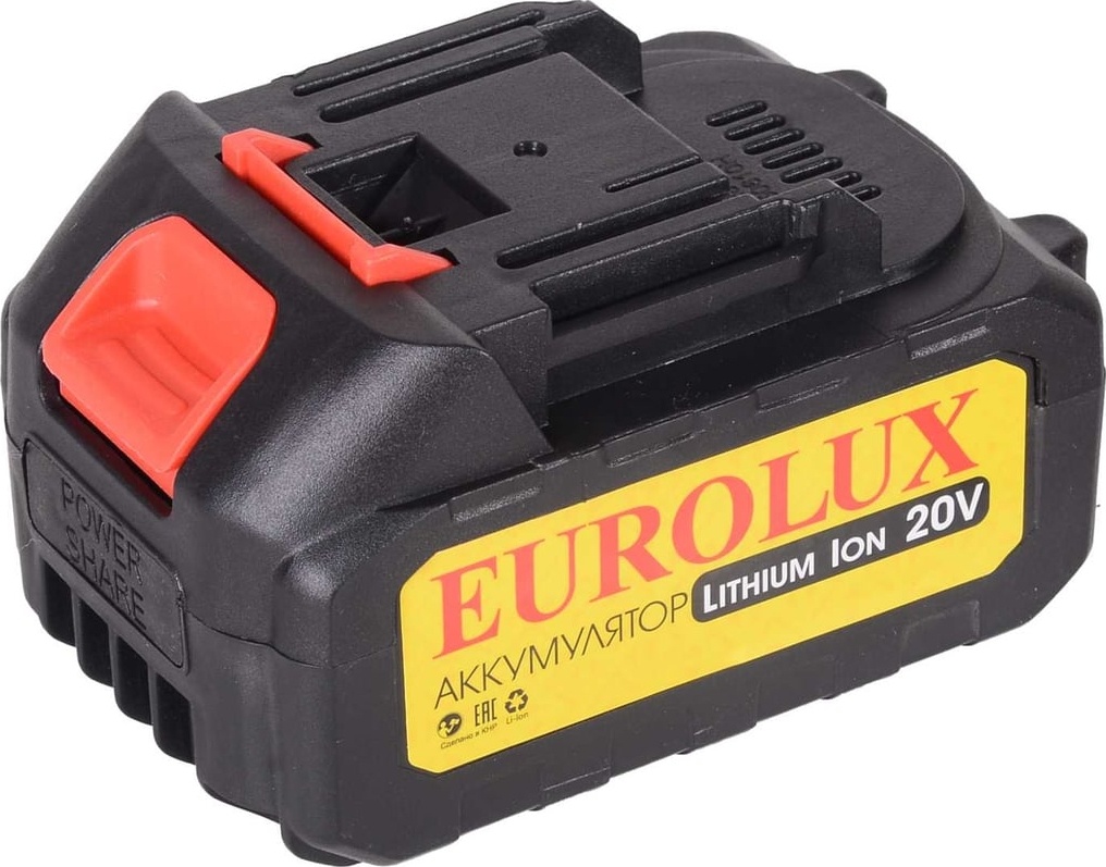Автомойка EUROLUX M-20Li, 0.02 кВт, 35 бар, Черный детальное изображение - 5