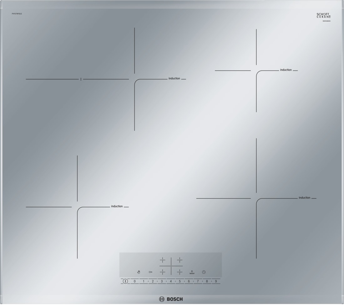 Варочная поверхность Bosch PIF 679 FB1E, Серебристый детальное изображение - 1