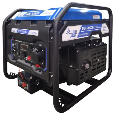 Генератор бензиновый ТСС SGG 7000Ei 060027, 7 кВт, Синий детальное изображение - 4