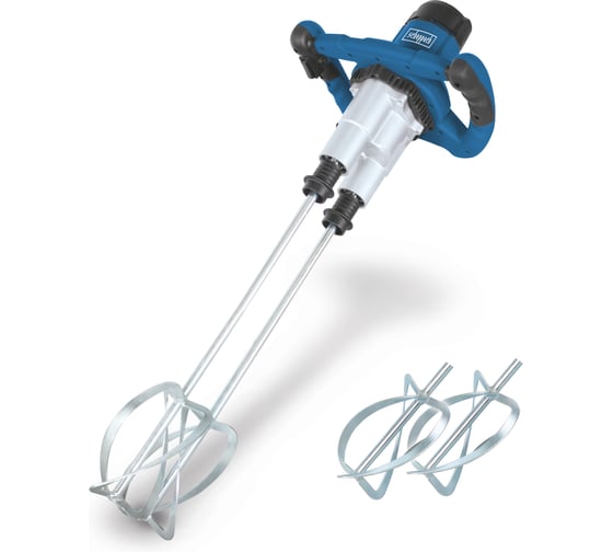 Ручной двойной электрический строительный миксер Scheppach PM1800D, 1800 Вт детальное изображение - 1