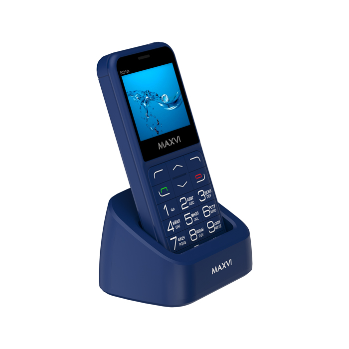 Мобильный телефон MAXVI B231ds, 32 Мб, Синий, Dual mini-SIM детальное изображение - 6