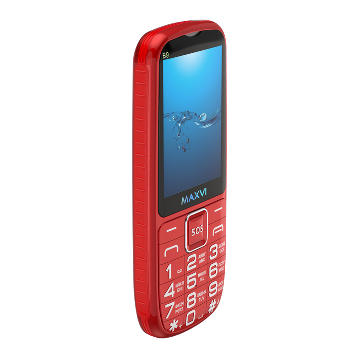 Мобильный телефон MAXVI B9, 32 Мб, Красный, Dual mini-SIM №10