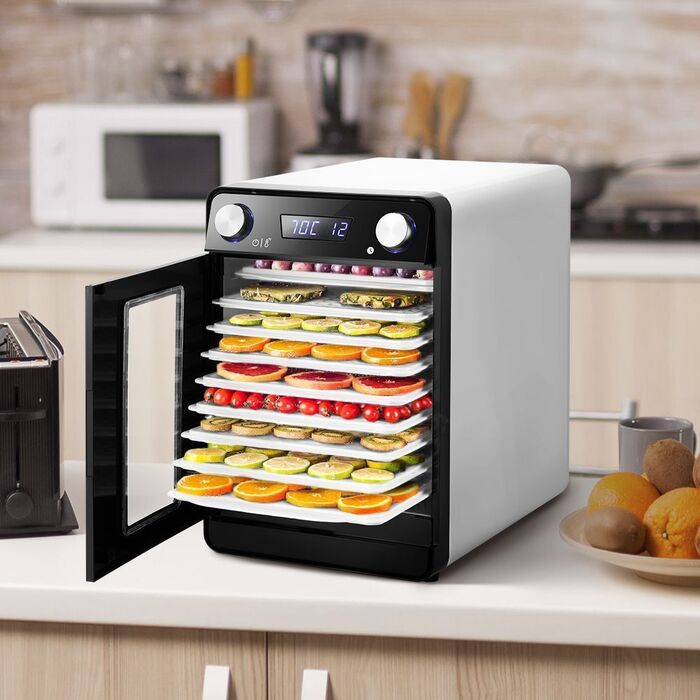 Сушилка для овощей Kitfort KT-1981, 550 Вт, Белый/Черный №2