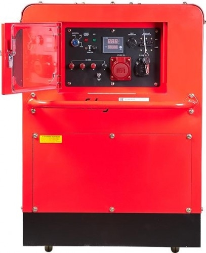 Генератор дизельный с воздушным охлаждением FUBAG DS 14000 DAC ES 431746, в кожухе, 10 кВт, Красный детальное изображение - 2