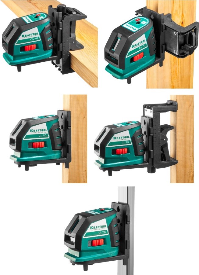 Лазерный нивелир KRAFTOOL CL70-2 34660-2 детальное изображение - 4