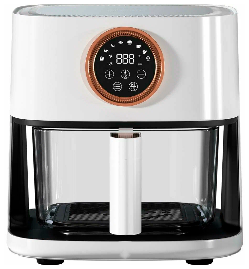 Аэрогриль Hiberg GF 400, 4 л, 1400 Вт, Белый детальное изображение - 2