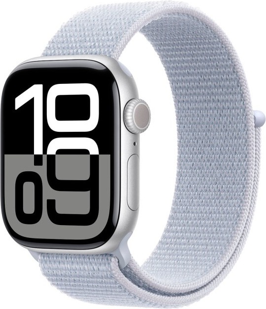 Смарт-часы Apple Watch Series 10 42 мм, Silver Aluminium Case with Blue Cloud Sport Loop детальное изображение - 1