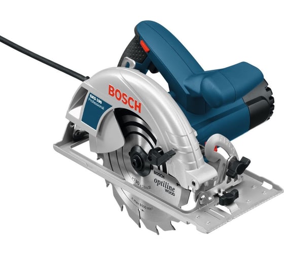 Дисковая пила BOSCH GKS 190, 190 мм, 5500 об/мин, 1400 Вт детальное изображение - 1
