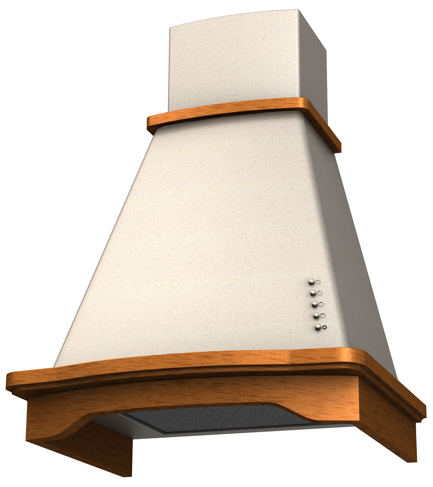 Вытяжка Krona DONATA CPB 600 structural ivory PB, Слоновая кость детальное изображение - 4