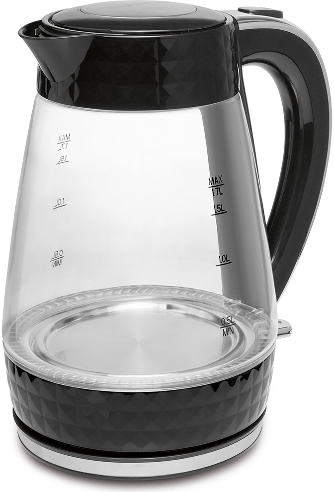 Электрочайник Polaris PWK 1704CGL, Черный детальное изображение - 4