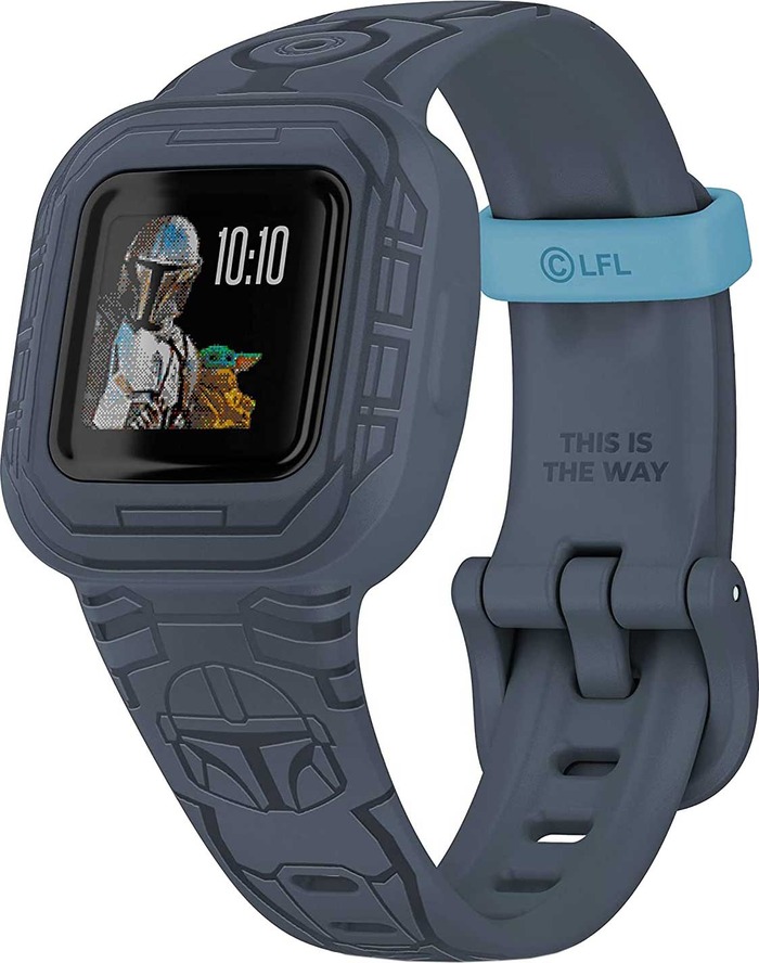 Фитнес-браслет детский Garmin Vivofit JR 3 Star Wars, 14 мм, Серый №1