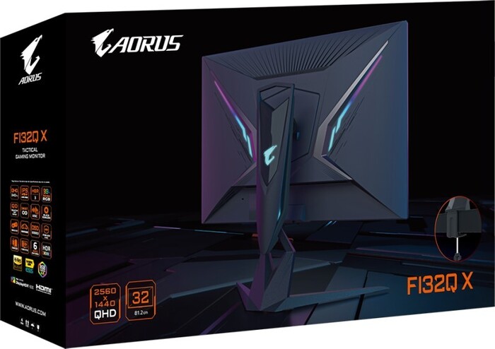 Монитор Gigabyte Aorus FI32Q X, 31,5