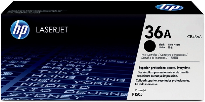 Картридж HP 36A CB436A №1
