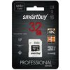 Карта памяти SmartBuy Professional MicroSD + SD адаптер (SB32GBSDCL10U3-01), 32 Гб вариант - 1