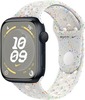 Умные часы Apple Watch Series 9 Midnight Aluminum Case GPS + Cellular with Nike Sport Band Pure Platinum, 41 mm, Чистая платина вариант - 1
