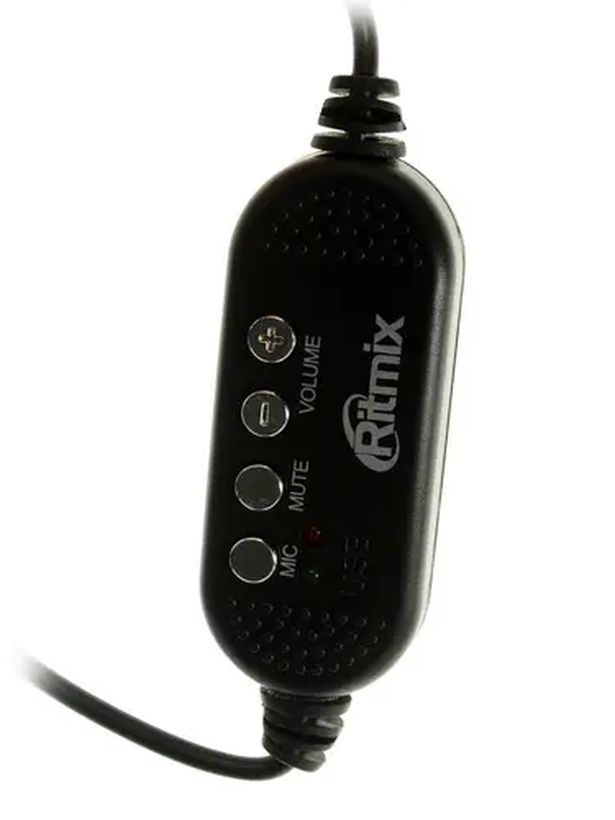 Проводные наушники Ritmix RH-533 USB, Серебристый детальное изображение - 3