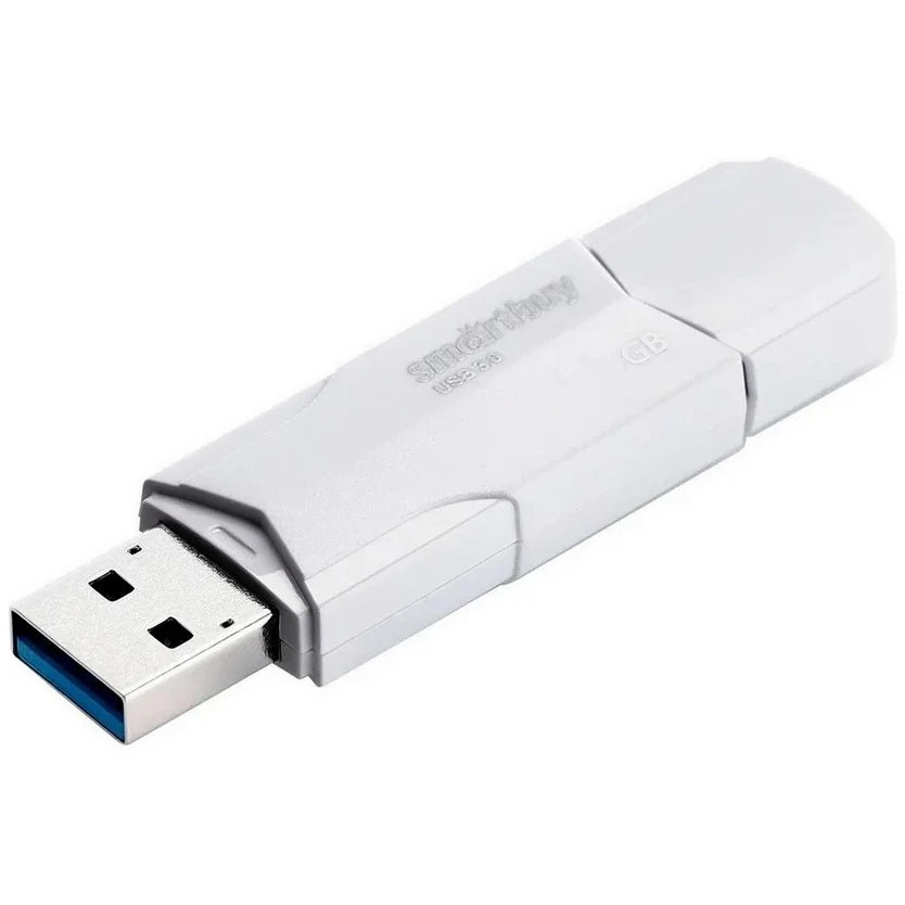 USB Flash накопитель SmartBuy  (SB32 ГБCLU-W3) 32 ГБ, белый детальное изображение - 1