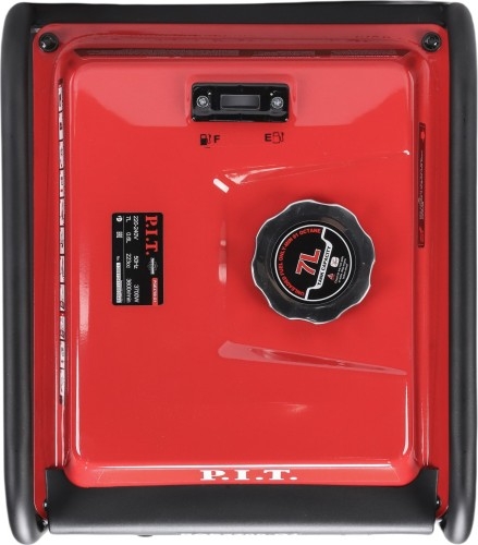 Генератор бензиновый P.I.T. PGE3700-G1, 3.5 кВт, Красный детальное изображение - 3