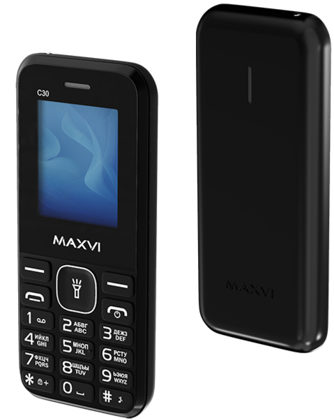 Мобильный телефон MAXVI C30 (без З\У), 32 Мб, Синий, Dual mini-SIM детальное изображение - 4