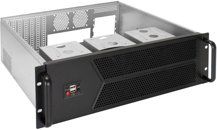 Серверный корпус ExeGate Pro 3U450-12/2U-500ADS, 500 Вт, Черный №9