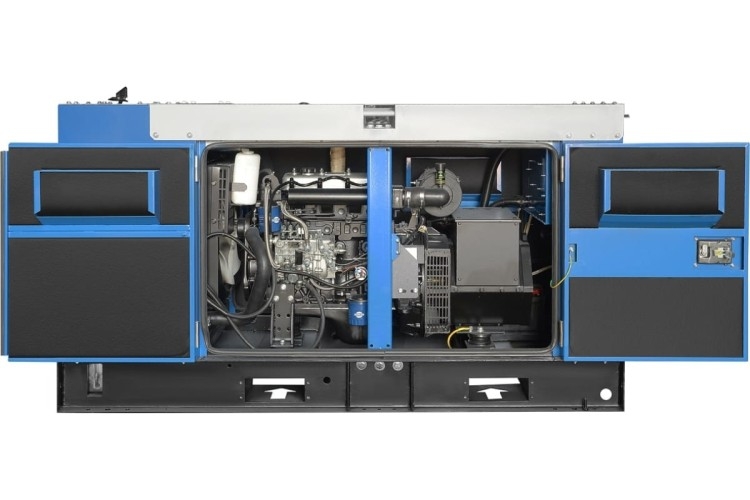 Генератор дизельный ТСС АД-12C-230-1PKM5 (TQC 14TS ST2) 039451, в кожухе, 12 кВт, Синий детальное изображение - 6