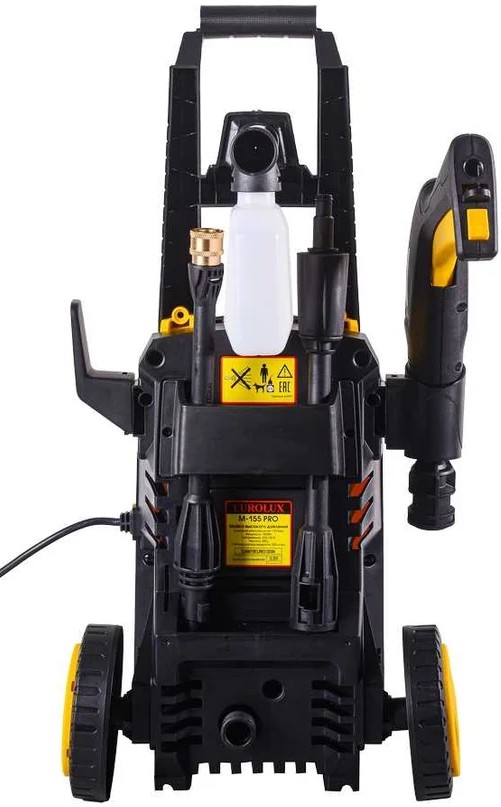 Автомойка EUROLUX M-155 PRO, 1.8 кВт, 155 бар, Желтый детальное изображение - 4