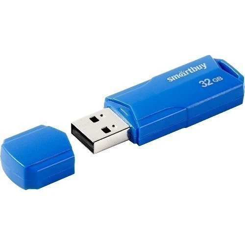 USB Flash накопитель SmartBuy  (SB32 ГБCLU-BU) 32 ГБ, синий детальное изображение - 2