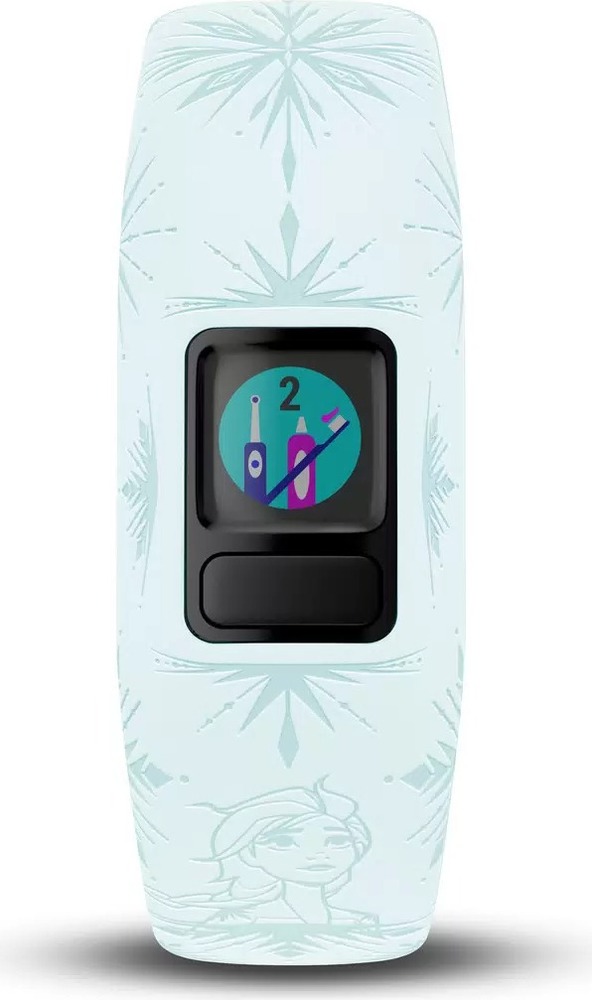 Фитнес-браслет детский Garmin Vivofit Jr 2, Disney Frozen 2 Band, 11 мм, Голубой №4