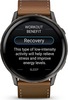 Смарт-часы Garmin Venu 4 45 мм, Темно-серый с коричневым кожаным ремешком вариант - 8