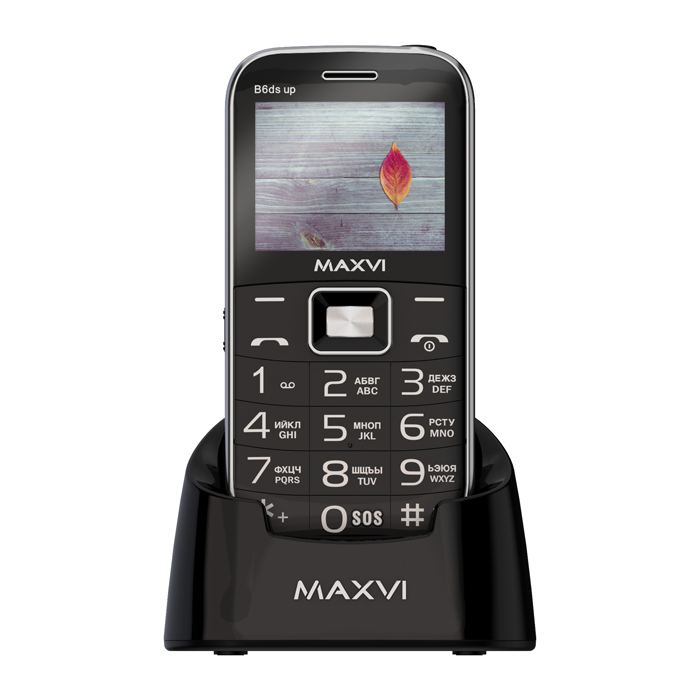 Мобильный телефон MAXVI B6ds up, 32 Мб, Черный, Dual mini-SIM детальное изображение - 4