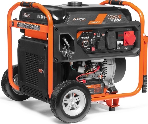 Генератор бензиновый DAEWOO GDA 11000DPEi-3 DUAL POWER, 10 кВт, Оранжевый детальное изображение - 1