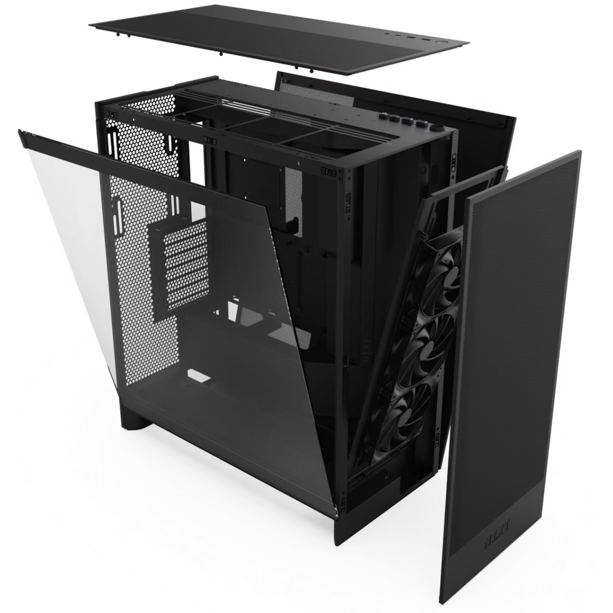 Корпус NZXT H7 Flow, Черный детальное изображение - 6