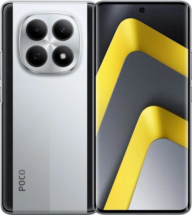 Смартфон Xiaomi POCO M8 5G 12/512 ГБ, Серебряный, Dual nano-SIM детальное изображение - 1