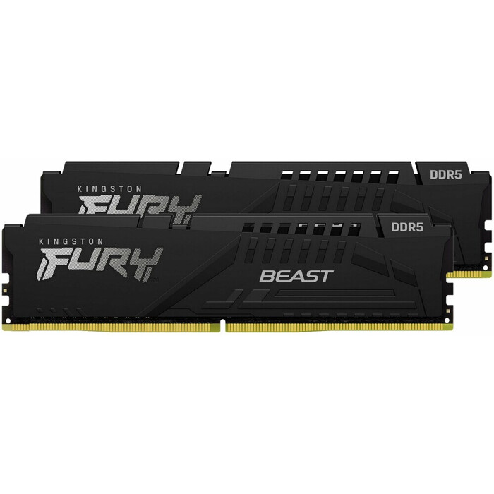 Оперативная память Kingston Fury Beast Black DDR5 6000MHz, KF560C30BBK2-16, 2x8 Гб KIT, 16 Гб №3