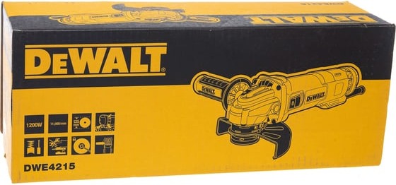 Угловая шлифмашина DEWALT DWE 4215, 125 мм, 11000 об/мин, 1200 Вт детальное изображение - 9