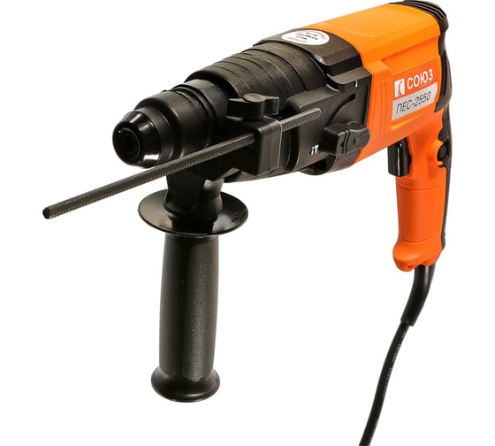 Перфоратор СОЮЗ ПЕС-2550, 800 Вт, 1,5 Дж, 0-3900 уд/мин детальное изображение - 1