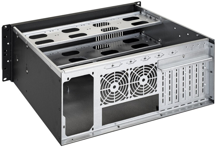 Серверный корпус ExeGate Pro 4U300-08, без БП, Черный №2