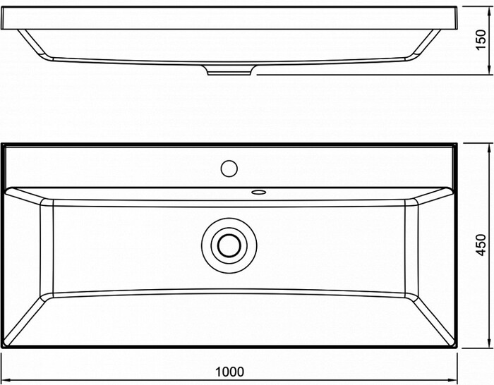 Умывальник Florentina Astoria 700  №7
