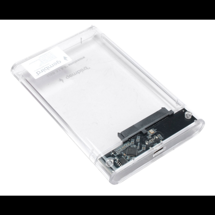 Внешний корпус для HDD Gembird EE2-U3S-7, Прозрачный №4