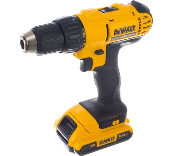 Аккумуляторная дрель-шуруповерт DeWALT DCD771D2-QW, 18 В, 42 Нм, 2 А·ч детальное изображение - 4