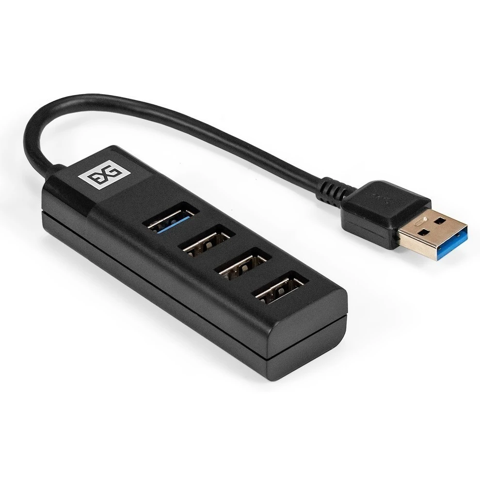 USB-концентратор ExeGate DUB-3213, Черный детальное изображение - 1