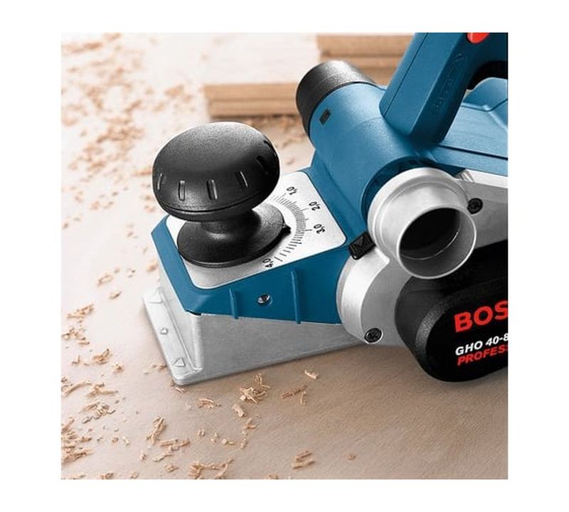 Электрический рубанок Bosch GHO 40-82 С 0.601.59A.А01, 850 Вт,  Зеленый детальное изображение - 3