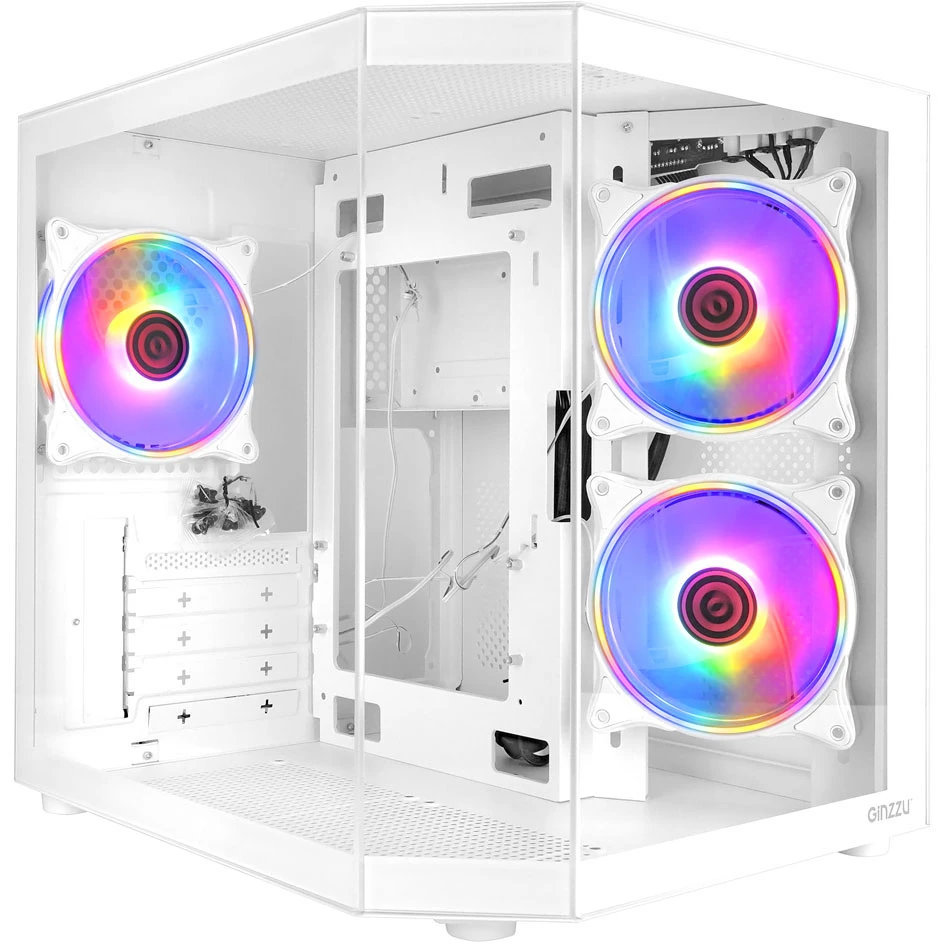 Корпус Ginzzu V290, Белый детальное изображение - 1