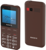 Мобильный телефон MAXVI B231, 32 Мб, Коричневый, Dual mini-SIM вариант - 1