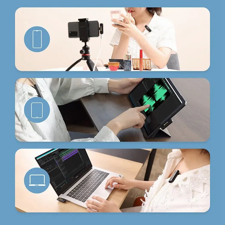 Радиосистема BOYA BY-WM3T2-D2 Lightning, Черный детальное изображение - 3