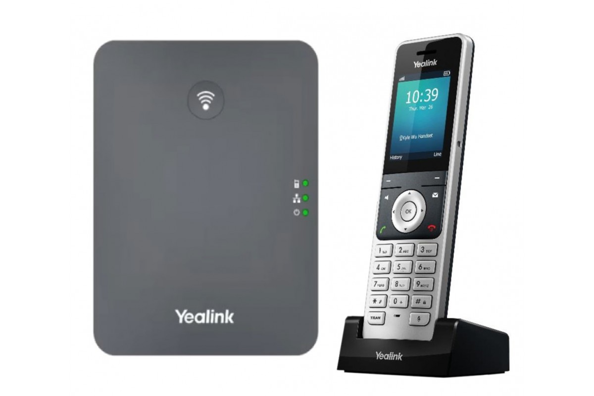 VoIP-телефон Yealink W76P, Черный детальное изображение - 1